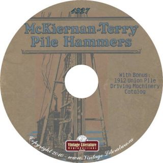 McKiernan Terry Pile Driver Catalog 1927 on CD