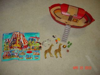 Incomplete Playmobil Noahs Ark for Parts or Restoration Some Animals