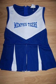 Toddler Size 2 T U of M Memphis Tigers Cheer Uniform Dress Cheerleader
