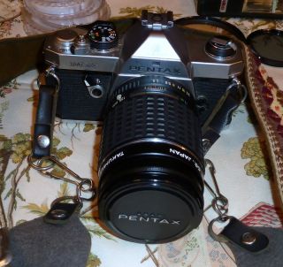 Vintage Asahi Pentax MX 35mm Camera with 3 Lenses 6 Filters