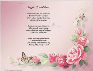 Memorial Poem Print Loved One Personalized Picture Pray