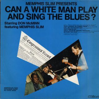 Memphis Slim Can A White Man Play French LP Milan