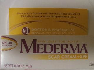 Mederma Scar Cream Scars or Stretch Marks SPF 30 20grams Exp 06 13 New