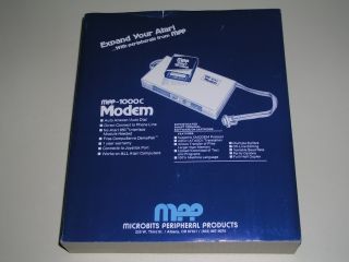 Complete in Box Lovely Condition MPP 1000C Modem Atari 400 800 XL XE