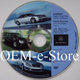 2004 2005 Mercedes Benz CL500 CL600 CL55 AMG Coupe Navigation DVD MAP