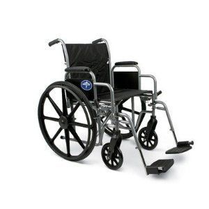 Medline Excel K1 20 inch Extra Wide Wheelchairs MDS806400EE