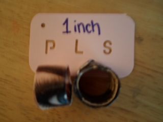 1inch Brown, PAPER, ear tunnels Completely stable and ready to wear