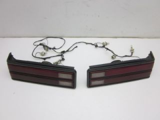 Mercury Marquis Ford LX Tail Light Assemblies Pair w Wire Harness 1985