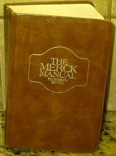 The Merck Manual 14th Fourteenth Edition 1982 Book Free U s Shipping