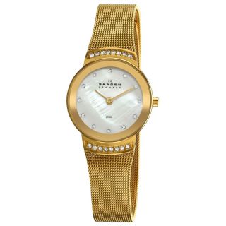 Skagen Womens 812SGG Steel Luxurious Gold Mesh Watch