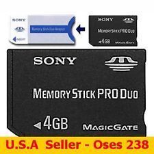4G Memory Stick Pro Duo Card for Sony Camera PSP