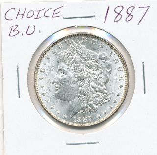 1887 Morgan Silver Dollar Choice B U