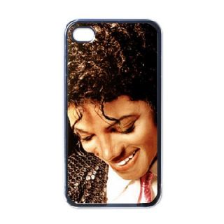 Smiling Michael Jackson Collectible iPhone 4 Case Black