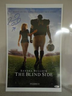 Michael Oher Autographed The Blind Side Movie Poster Tristar