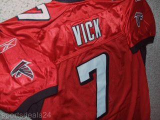 Michael Vick Atlanta Falcons Throwback Jersey Size 52