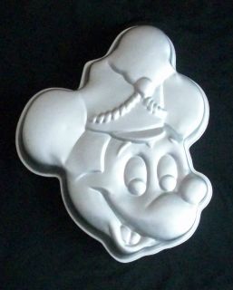Vintage Wilton Cake Pan Disney Mickey Mouse Face Band Leader 515 302