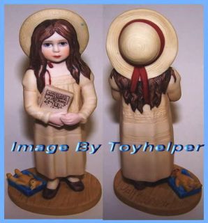 Jan Hagara Figurine Michelle Doll Bear Figure Book Crib