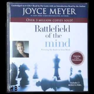  Battlefield of the Mind JOYCE MEYER 6 CDs Drepression Christian NEW