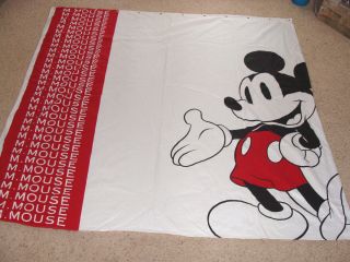 AN ADORABLE MICKEY MOUSE SHOWER CURTAIN FROM WALT DISNEY WORLD NEVER