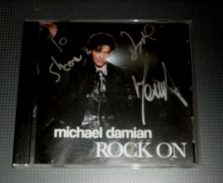 AND THE RESTLESS SOAP STAR MICHAEL DAMIAN AUTOGRAPH SIGNED CD RARE HTF