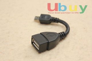 Micro USB OTG Cable Adapter for Google Android Tablet PC Mid Keyboard