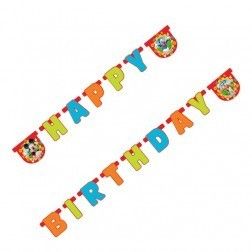 Mickey Mouse Clubhouse Happy Birthday Card Letter Banner Approx 1 9M