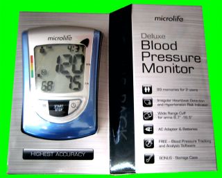 Blood Pressure Monitor Microlife BP3NQ1 Deluxe New Version 2012