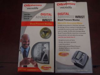 CVS Microlife Digital Advanced Wrist Blood Pressure Monitor Model