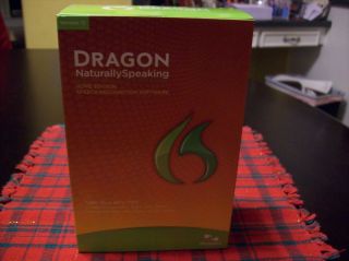 Dragon Naturally Speaking 12 Speech Recognition Software w Microphone