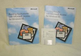 Microsoft Office Access Windows 95 Documentation Plus MS FoxPro on 3 5
