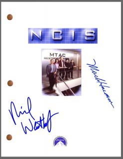 NCIS Signed Pilot TV Script by 2 Mark Harmon Michael Weatherly