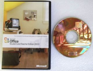 MICROSOFT OFFICE STUDENT & TEACHER 2003 + KEY   OUTLOOK, WORD, EXCEL