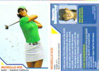 Michelle Wie Stanford Golf LPGA 2010 SI for Kids