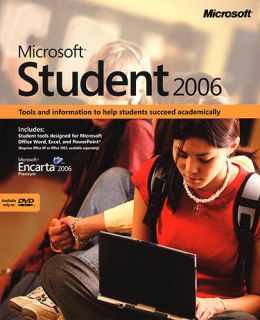 MICROSOFT STUDENT 2006 +ENCARTA PREMIUM *XP VISTA WIN 7* PC Reference