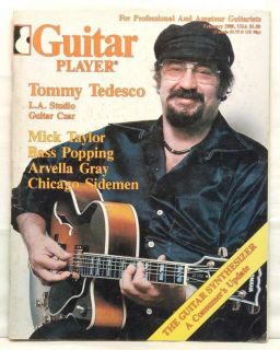 Guitar Player Magazine Tommy Tedesco Mick Taylor Arvella Gray