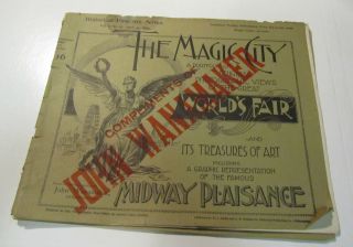 1893 Chicago Worlds Fair Magic City Portfolio 16 Midway Plaisance John