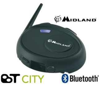 Midland BT City Intercom Motorcycle Bike Waterproof Bluetooth Headset
