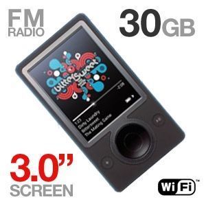 Microsoft Zune 30GB Wifi Portable Digital Media Player with FM Tuner
