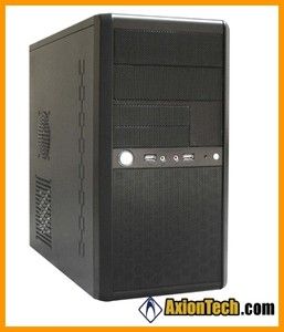 ARK PN 05 Black Micro ATX Tower Computer Case Mesh Panel w 500W Power