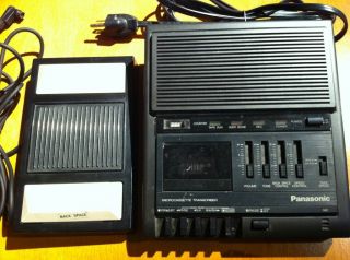 Panasonic RR 930 MicroCassette Tape Recorder Transcriber w/ RP 2692