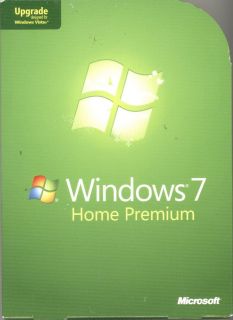 Microsoft Windows 7 Home Premium Upgrade Retail Open Box GFC 00020