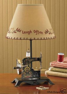 New Park Designs Mill Village Sewing Machine Lamp