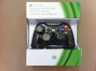 Microsoft Black Wireless Xbox 360 Controller