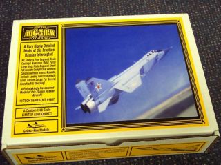 COLLECT AIRE Mikoyan Mig 31BM 1 48 4867 Resin Metal Only Real Foxhound