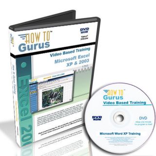 Microsoft Excel 2003 XP Tutorial Training 7 Hrs on DVD