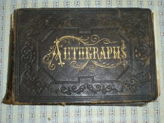 Autograph Book 1873 Millersville Normal Norristown PA