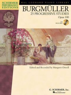 Burgmuller   25 Progressive Studies, Opus 100 2005, CD Paperback