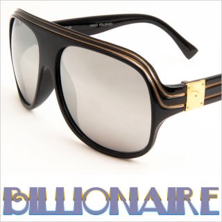 Womens Turbo Aviator Sunglasses Millionaire Mirrored
