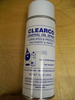 Mineral Oil Spray 12oz Food Grade Clearco