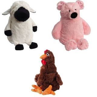Recycled Milk Jug Dog Toys Chicken Sheep or Pig Large Dog Toys